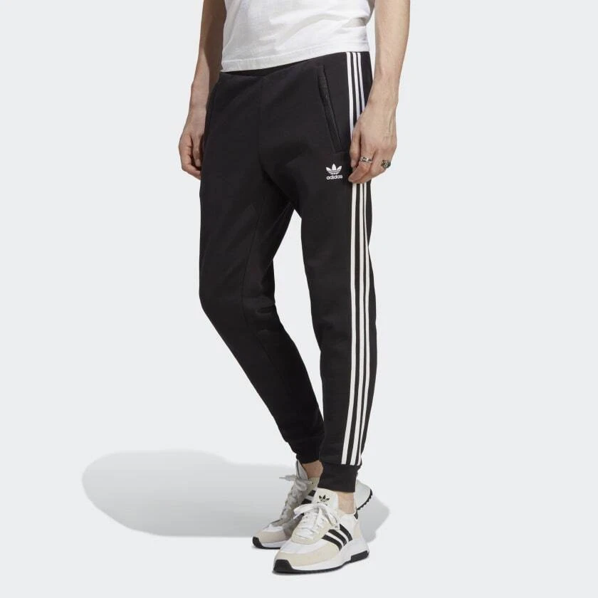 adidas Originals Men Adicolor Classics 3-striped Tracksuit Bottoms Black  Joggers | eBay