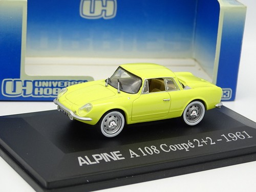Universal Hobbies 1/43 - Renault Scenic 2003 Jaune - Miniature Collectionneur
