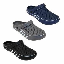 Men's Garden Clogs Water Shoes Boat Shower Pool Slippers Slip on Sandals