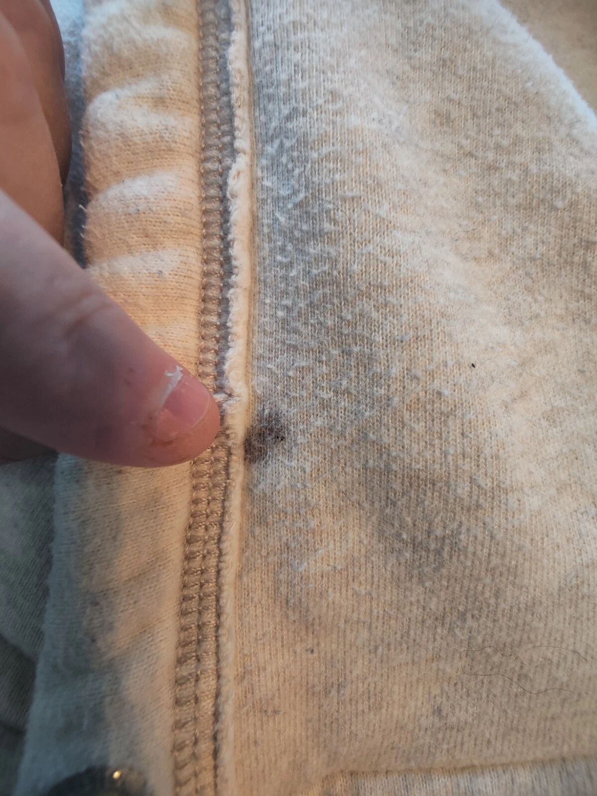 OFF WHITE Felpa con cappuccio Hollister Off bianca con cappuccio avorio pullover taglia JRS S