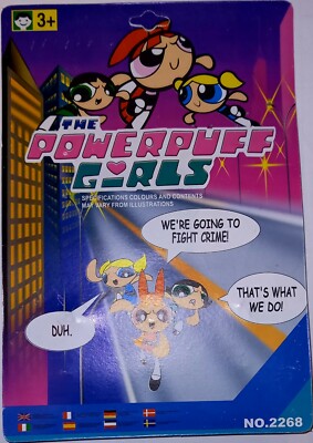 The Powerpuff girls original action set, 3 figure toy new in