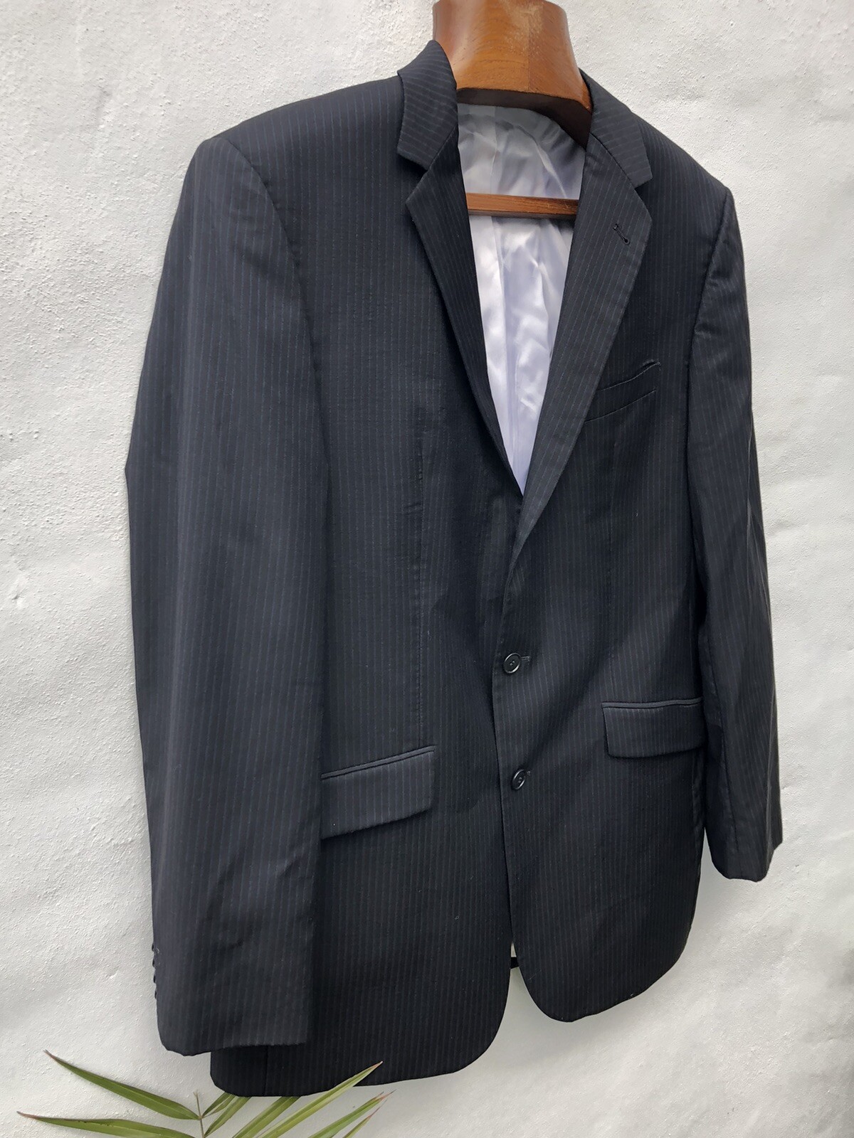 Baumler Evolution Wool Blazer Jacket Men's 42L Bl… - image 3