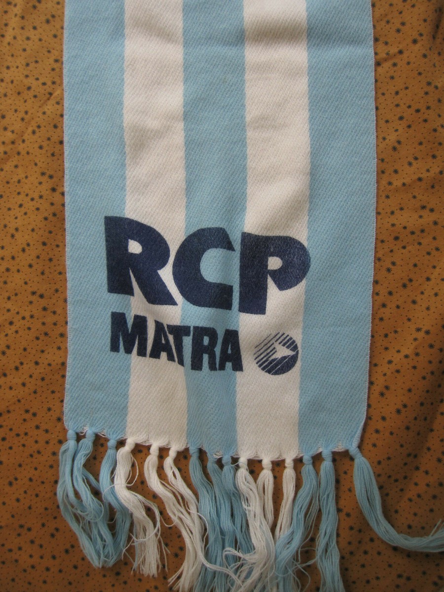 Echarpe de supporter Matra Racing vintage Football RCP Paris 80'S | UK