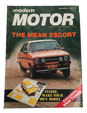 Modern Motor Sep 1977 Volume 24 No. 4 Car Magazine ( Porsche 928 Poster Inside )