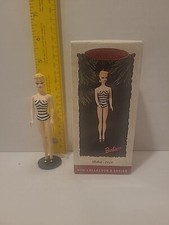 Barbie 1994 1st in series, 1959 Debut Striped Swimsuit Barbie Hallmark Ornament
