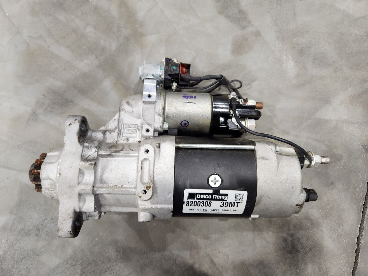 Genuine Delco Remy 8200308 39MT Starter, 12V CW 11-tooth, fits