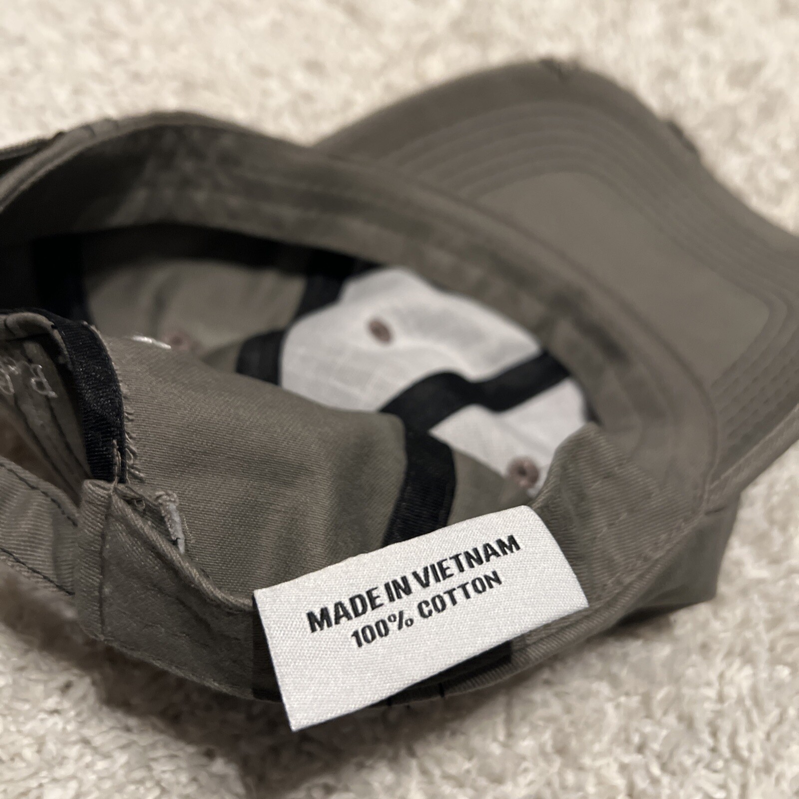 Windmill Brewing Hat Cap Strap Back Gray Distress… - image 8