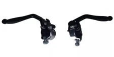 N.O.S Old school BMX Formos  Black & Silver Pre-Bent V-Bar Brake Levers 22.2 NEW