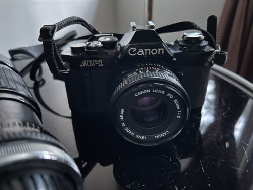 Canon AV1 Camera And Lens And Flash - Picture 1 of 5