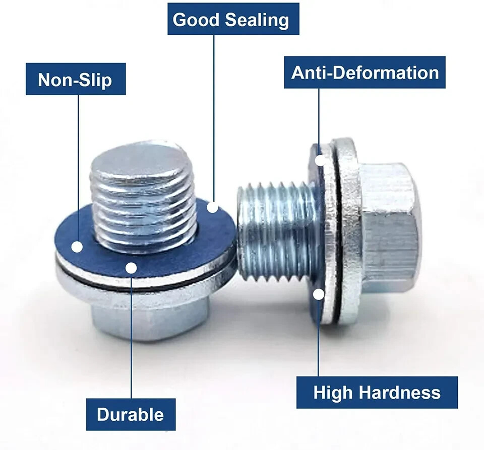 25x 90430-12031 Oil Drain Plug Gasket Crush Washer For LEXUS SCION TOYOTA CAMRY