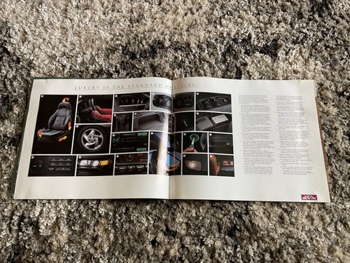 1992 Subaru SVX Original Dealer Sales Brochure Book 13.5" x 11" - Picture 6 of 6