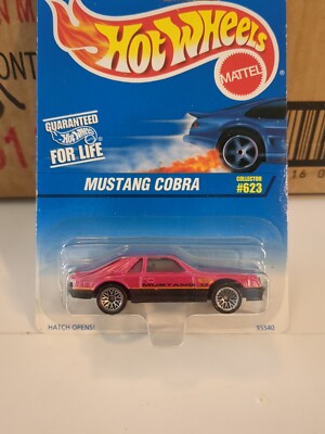 HOT WHEELS PINK MUSTANG COBRA COLLECTOR #623 - 1997 | eBay