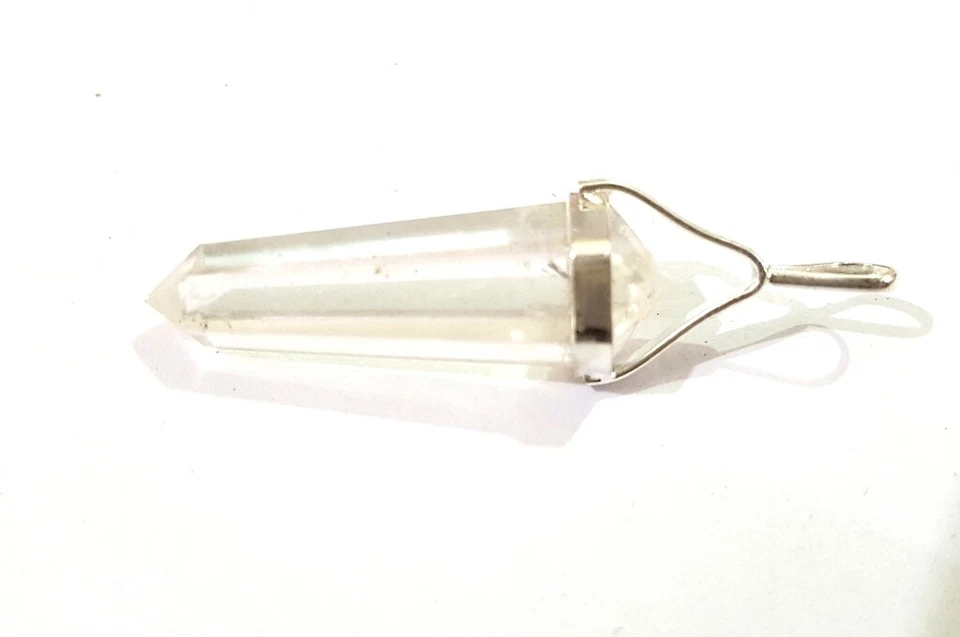 Crystal Quartz Reiki Healing Meditation Pendant Chakra Stone - Image 2 of 4
