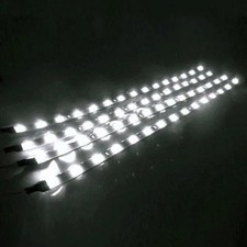 4 Pcs 12v 12 1ft 15smd Flexible Led Strip Light Waterproof For Car Truck Boat