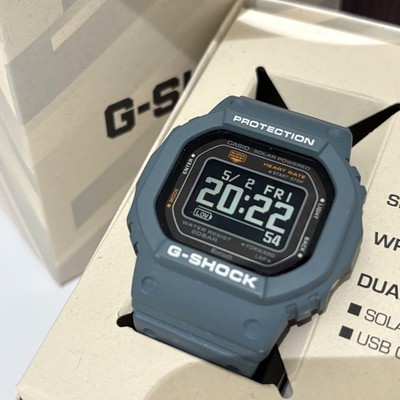 G-SHOCK　DW-H5600-2JR DWH5600-2 | Blue Fitness Tracking Smartwatch | MIP LCD Watch
