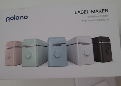 Polono Label Maker  incl. Ladekabel, Anleitung und Etiketten