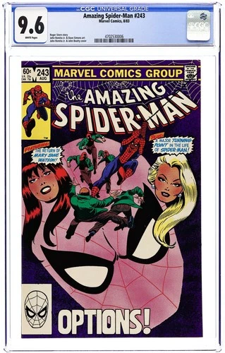 Amazing Spider-Man #243 CGC 9.6 1983 4702530006