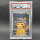 2023 POKEMON SVP EN-SV BLACK STAR PROMO #085 PIKACHU WITH GREY FELT HAT PSA 9