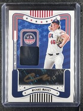 Massey, Michael - 2024 USA Baseball Stars & Stripes - Swatch/Autograph - 4/50