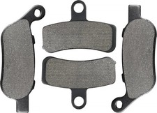 Front and Rear Brake Pads for Harley Davidson Fatboy, Softail Deluxe, Heritage