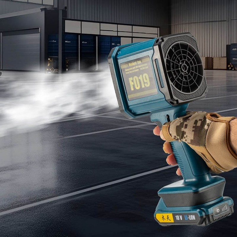 Soffiatore a Batteria per Foglie Auto Turbo Ventola Doppia Batteria 88V Batterie - Immagine 1