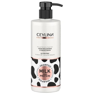 Ceylinn Milk Protein Shampoo 500ml Silikonfrei Feuchtigkeit