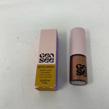 Gen See Mixed Media Metallic Liquid Eyeshadow - Bronze Age 01 (Copper), 0.23 fl