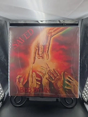 Bob Dylan "Saved" Original Pristine 1980 Columbia Santa Maria Press NEAR MINT