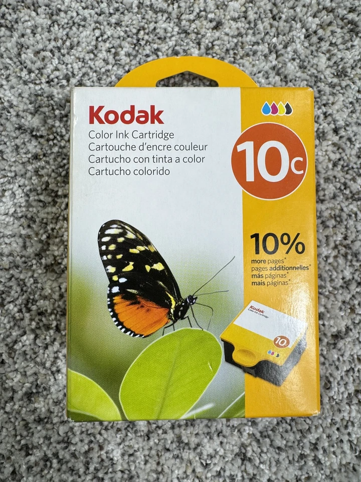 Kodak 10B 10C Black Color Ink Cartridges Lot for ESP Printers New Sealed Genuine - Image 4 of 4