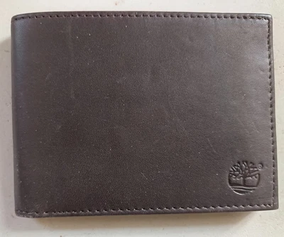 Portefeuille En Cuir Timberland 12,5 X 9,5Cm NEUF Noir Étui À Cartes - Photo 1/4