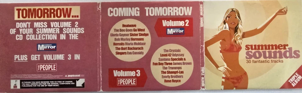 SUMMER SOUNDS 30 fantastic tracks ( TRIPLE ALBUM ) - Bild 2 von 4