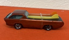 1967 Hot Wheels Redline Orange Deora White Interior Nice Deep Dish Wheels