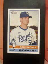 2025 Topps Heritage - Cole Ragans #187 Chrome Refractor