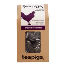 Black Tea Bags Made with Whole Leaves Pack of Tea Bags, English Breakfast, 50 Co