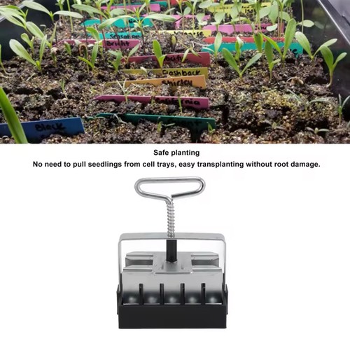 Soil Block Maker Garden Seed Starter Tool 20 Cells Eco Planting Tool - Foto 5 di 16