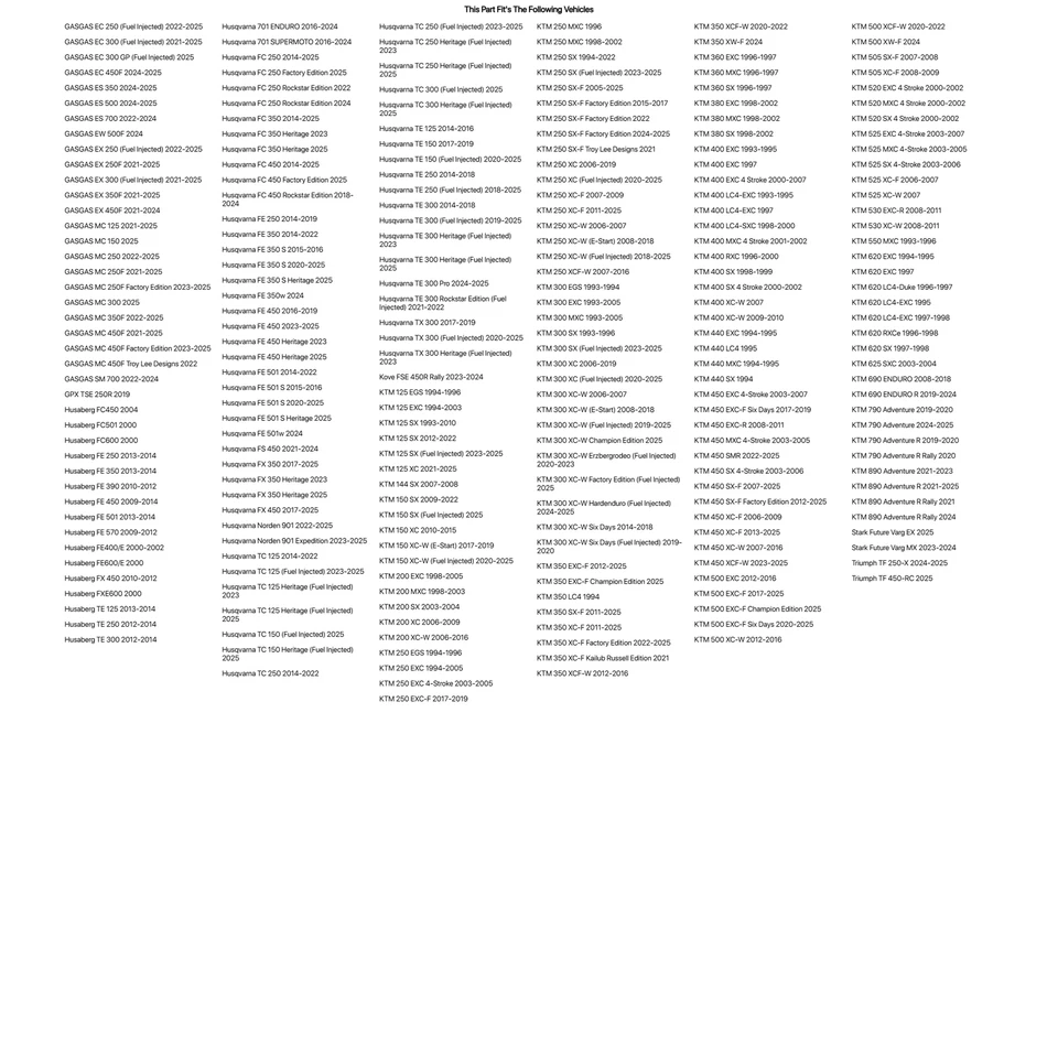 Piñón trasero de circonio Dirt Tricks 50 dientes para Husaberg Fe600/E 2000 Foto 2 de 2