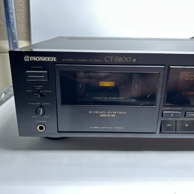 Pioneer CT-S800 Stereo Cassette Deck For Parts | eBay