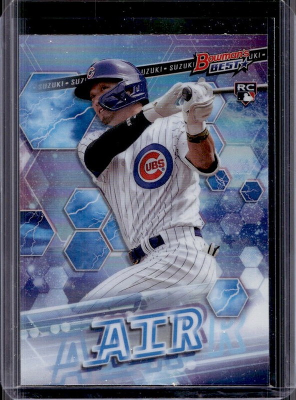 2022 Bowman's Best Seiya Suzuki Elements of Excellence RC Rookie #EE-2 Cubs
