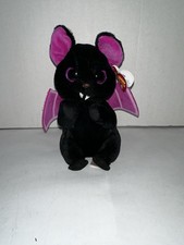 Ty Beanie Boos Batiste the Halloween Bat 6" Plush Toy New W/Tags