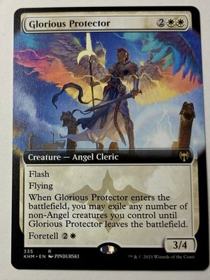 Glorious Protector  Extended Art # 335 Kaldheim Magic the Gathering M/NM