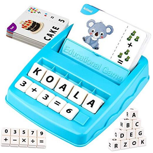 Learning Educational Toys 2 in 1 Matching Letter and Number Games for Boys and