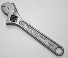 CRESCENT 8" Adjustable Wrench Crestoloy Forged Steel Vintage Made in USA