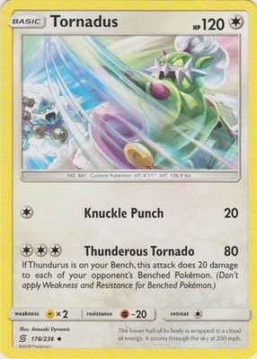 Tornadus - 178/236 - Uncommon - Lightly Played