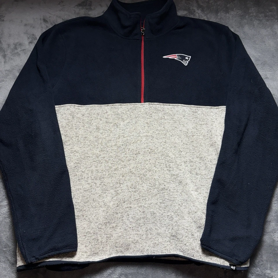 Lote De 8 New England Patriots Chaqueta Sudadera Con Capucha Para Hombres XL Moderna Y2K NFL Foto 4 de 4
