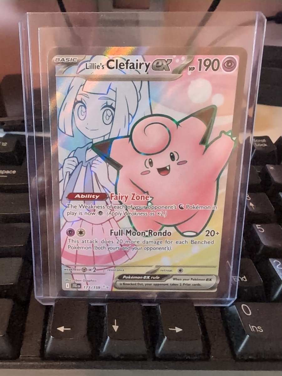 ポケモンカードゲーム Lillie's Clefairy ex #173 Ultra Rare Lillie's Clefairy ex 173/159 Sv09: Journey Together Ultra Rare | eBay