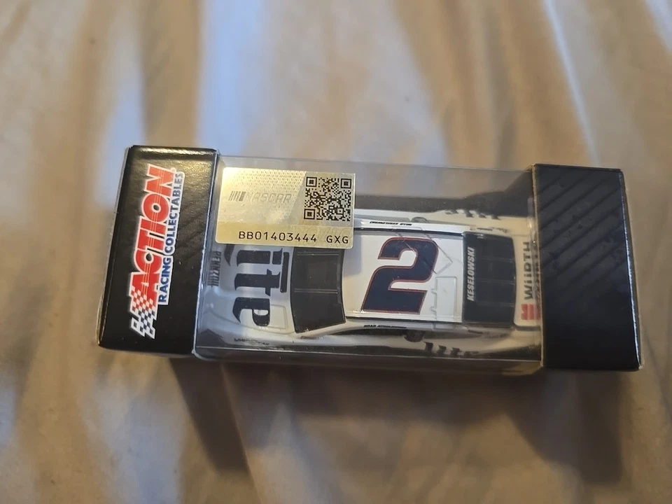 Brad Keselowski 2014 #2 Miller Lite White PENSKE Ford Fusion 1/64 - Image 2 of 4