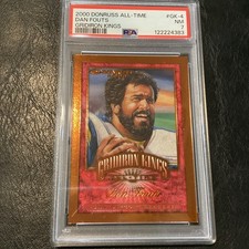 2000 Donruss All-Time Gridiron Kings #4 PSA 7 Dan Fouts /2500 SD Chargers HOF NM