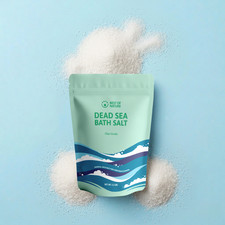 Dead Sea Bath Salt - Fine Grain - Pure  Natural - Mineral Soak - Relaxing