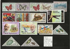 CENTRAL AFRICAN REPUBLIC...Sc #4/401; J1/J4...Mint & Used...1960/79...15 Diff