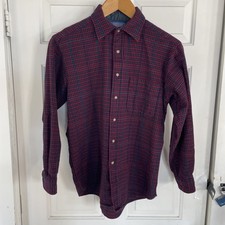Pendleton Men's Vintage Wool Long Sleeve 1950-60 Tag Made In USA Small tag Med 